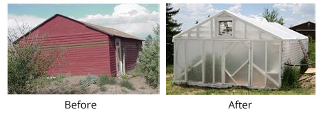 Barn to Greenhouse Conversion Using Our Plastic Poly Greenhouse Plastic